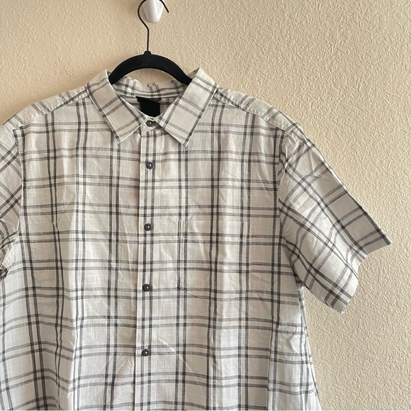 NWT The North Face Hammetts Shirt II Tin Grey Check Plaid Button Down Mens Large - Picture 7 of 12